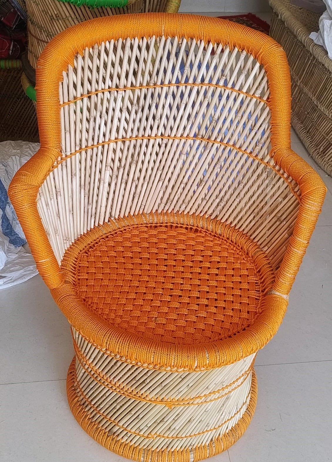 bamboo chair natural